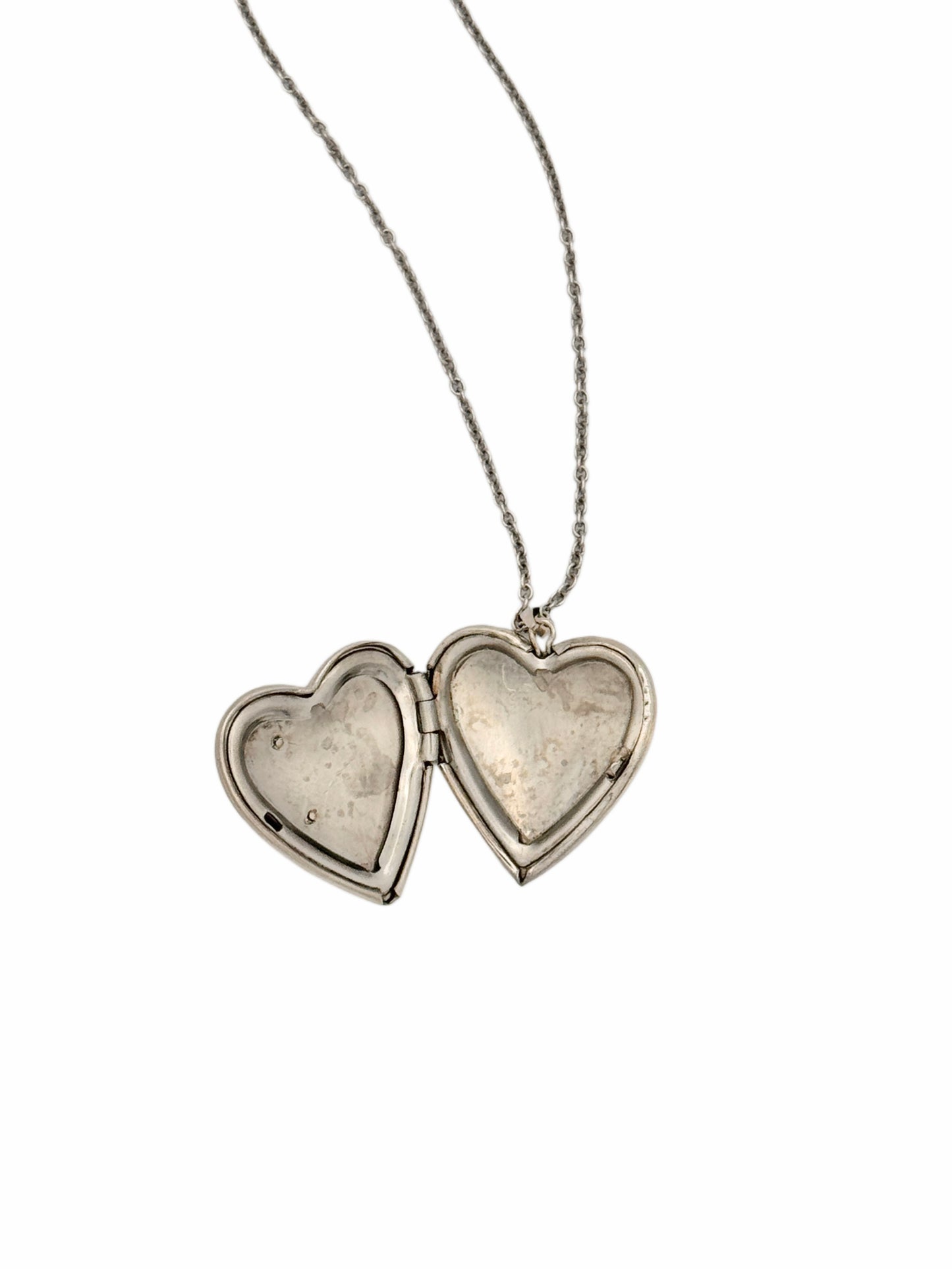 Vintage Sterling Silver Mom Heart Locket