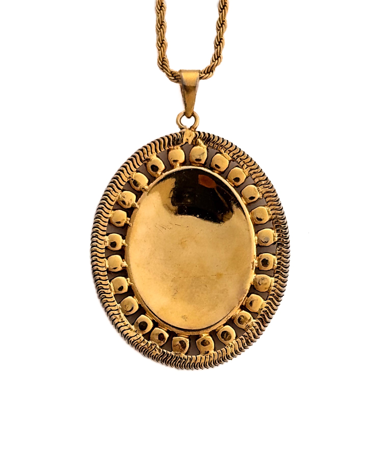 1950s/1980s Vintage Damascene Necklace