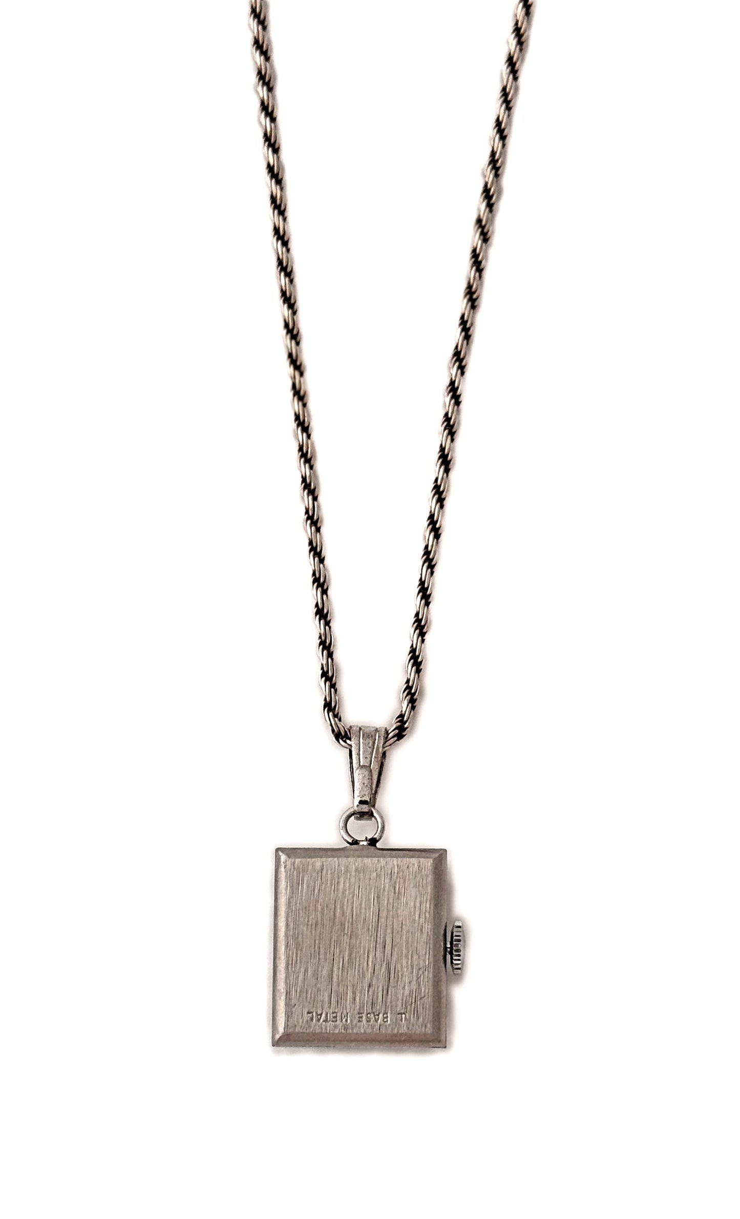 Vintage Reworked Oris Watch Face .925 Necklace