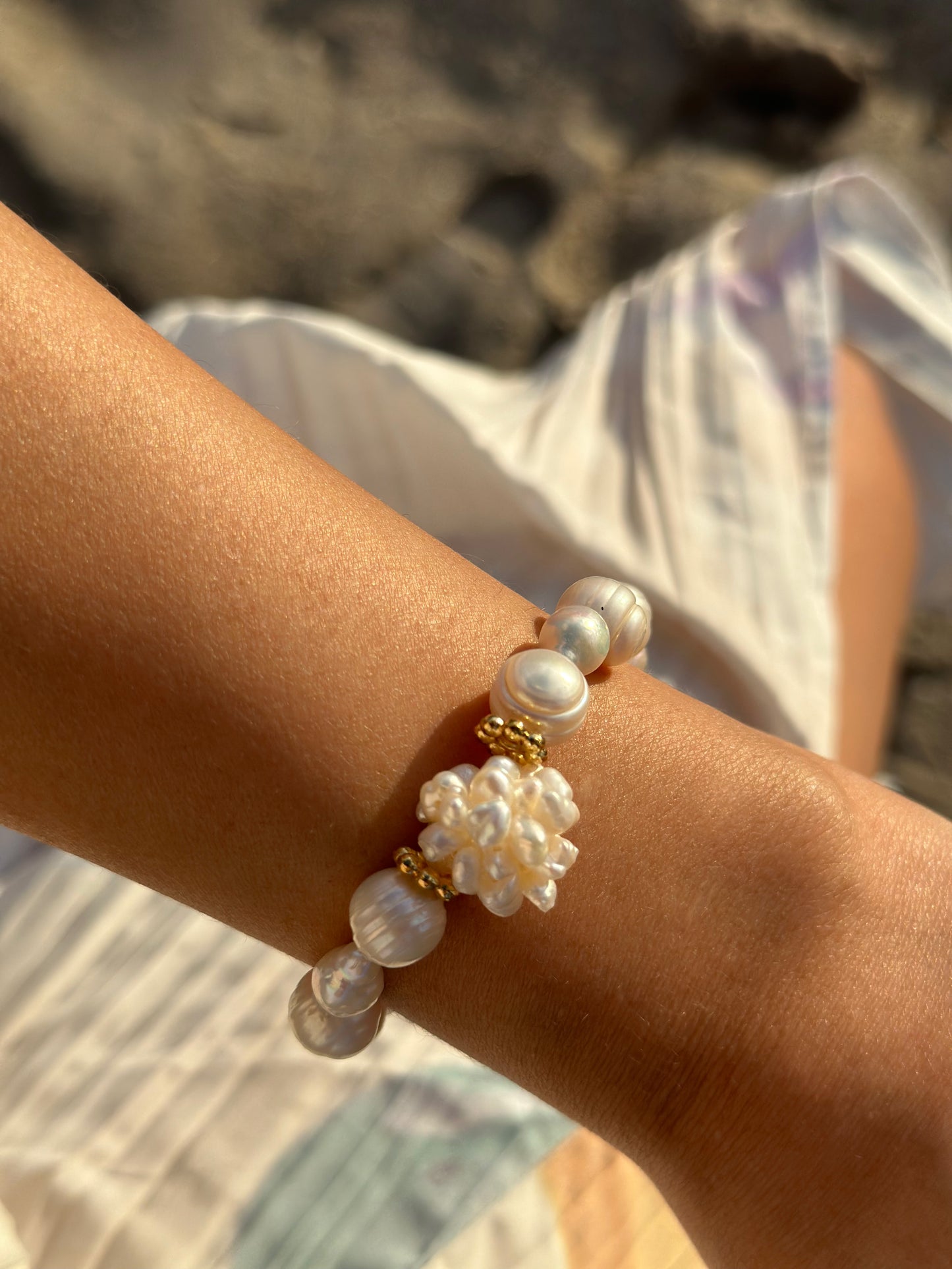Pearl Popcorn Bracelet