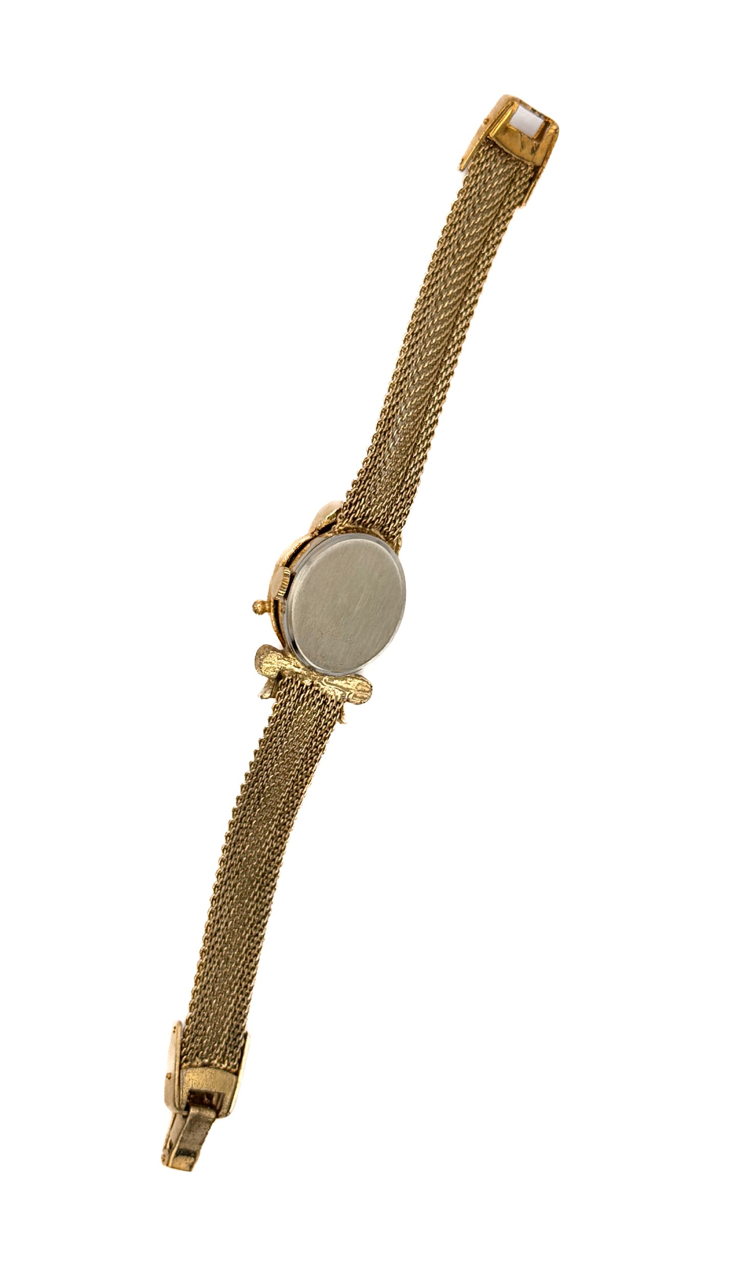 1940s/1960s Vintage Timex Swiss Made Gold Rose Mesh Watch