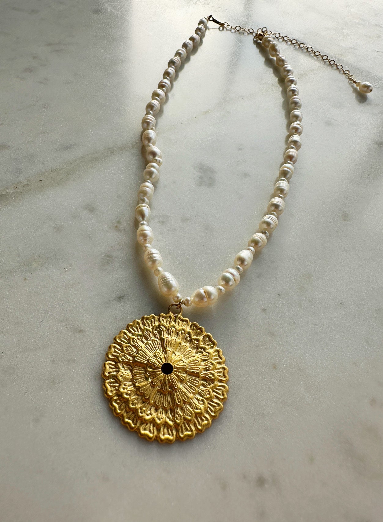 Sunshine Pearl Necklace