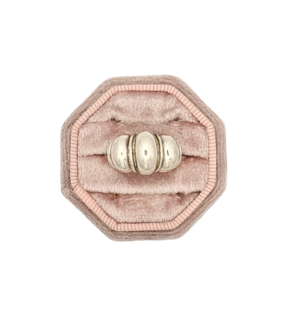 Sterling Silver Croissant Ring: Size 5