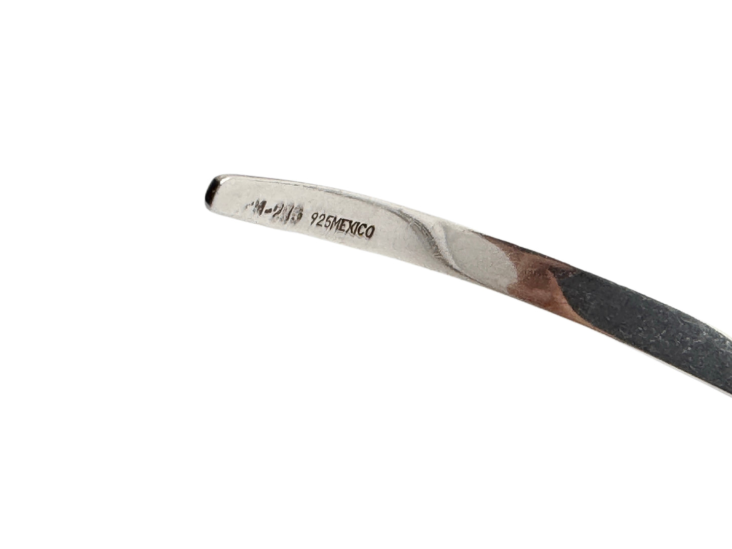 Vintage Sterling Silver Retro Cuff Necklace | Torque Necklace