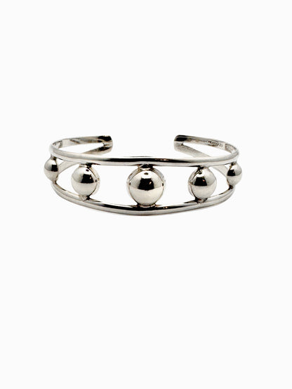 Vintage Sterling Silver Bubble Bangle