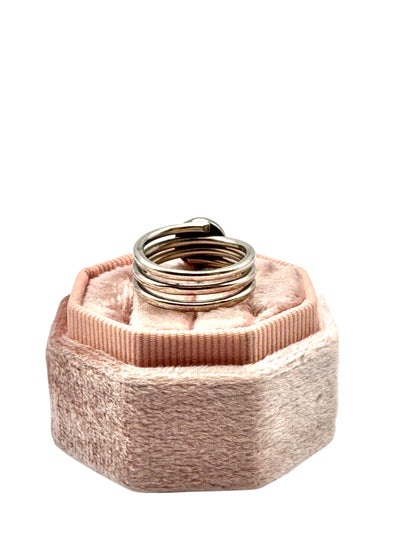 Triple Band Dome Ring Size 8