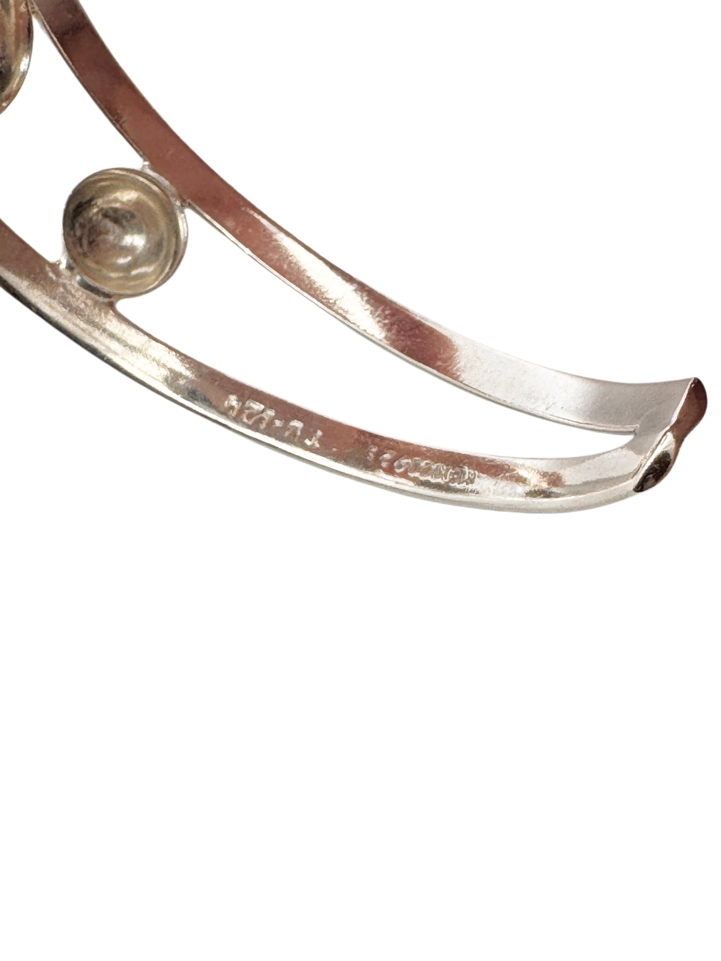 Vintage Sterling Silver Bubble Bangle