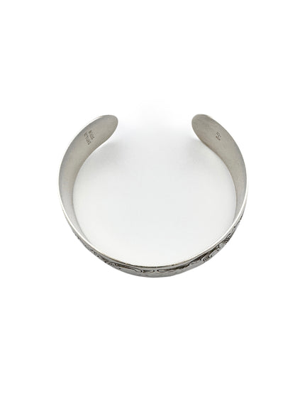 Vintage S.Kirk & Son Sterling monogrammed ‘CFE’ sterling silver bangle bracelet
