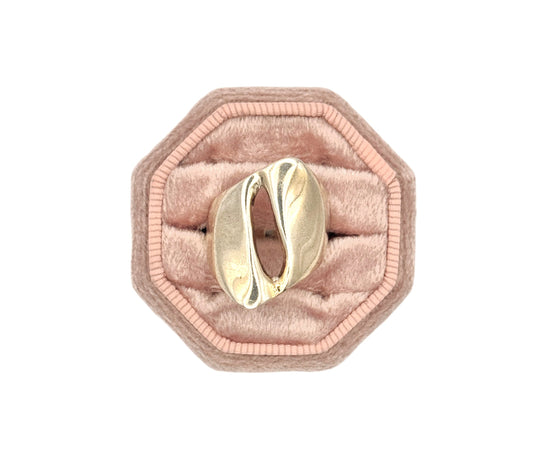 Abstract Cut Out Ring Size 6.25