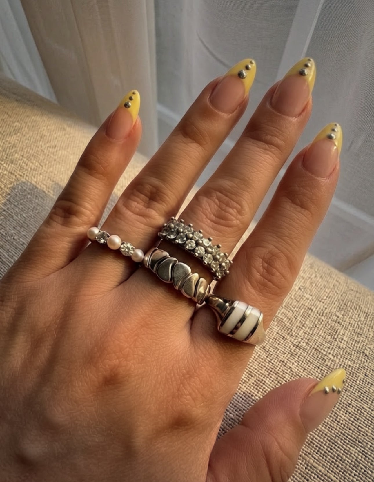 Sculpted Sterling Silver Wave Ring