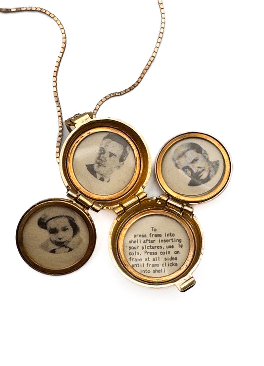 Vintage Four Way Coro Locket circa 1930s/1950s